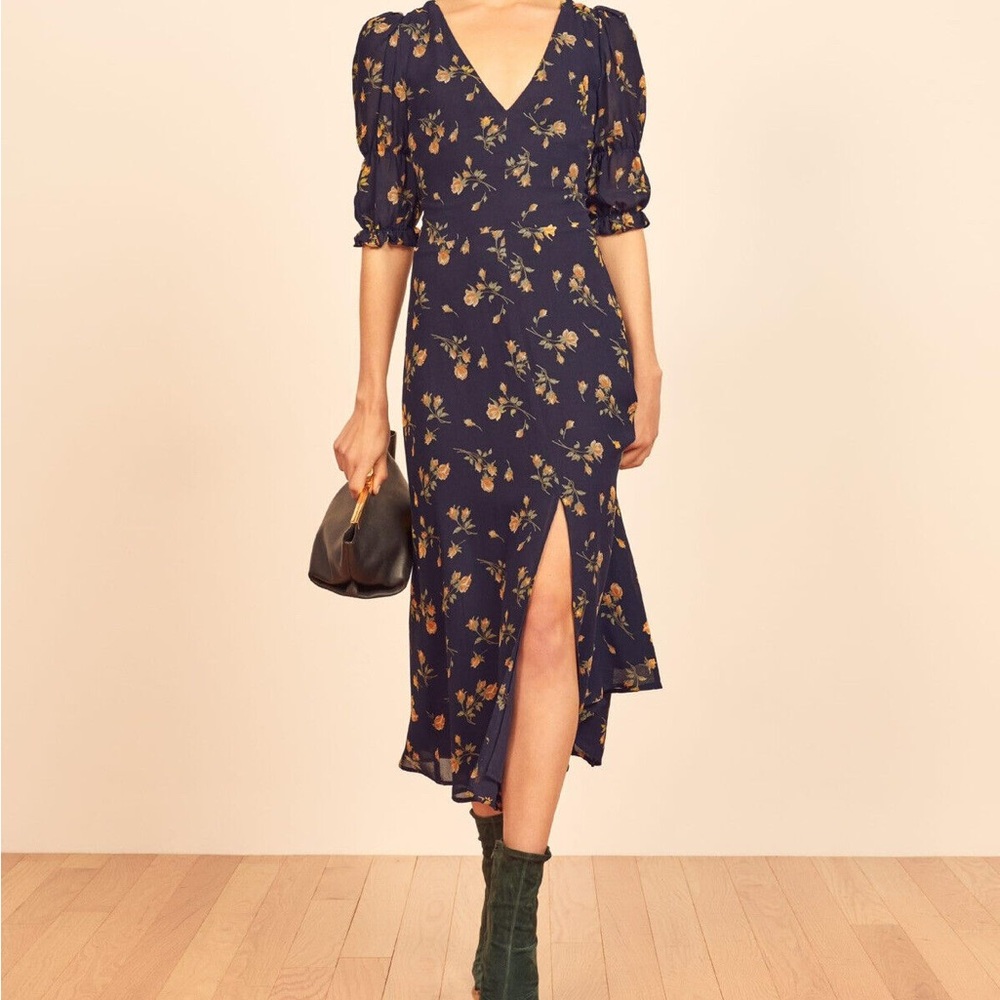Reformation Larchmont Midi Dress size 8